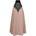 Tfnc Tabatha Dusty Pink High Neck Swing Dress