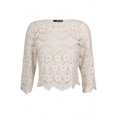Tfnc Bari Cream Crop Top