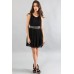 Tfnc Della Black Embellished Dress