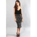 Tfnc Kirsty Black Midi Dress