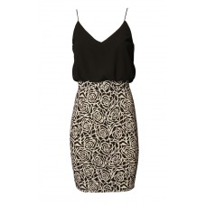 Tfnc Annie Black Floral Cami Dress