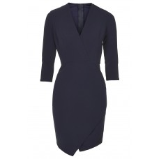 Tfnc Alita Navy Wrap-over Dress