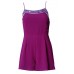 Lace & Beads Lulu Purple Playsuit