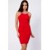 Tfnc Riccocone Red Embellished Bodycon Dress