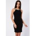 Tfnc Riccocone Black Embellished Bodycon Dress