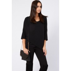 Walg Sky Oversized Cross Front Top