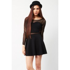 Walg Sheerly Waisted Dress