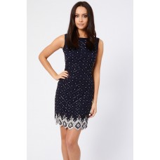 Lace & Beads Tara Navy Tunic Dress