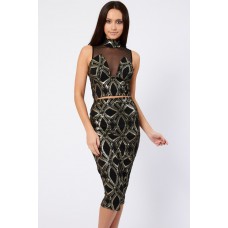 Tfnc Mandy Black Midi Skirt