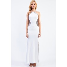 Tfnc Sofia White Sequin Maxi Dress