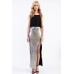 Tfnc Annie Black Metallic Cami Maxi Dress