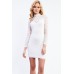 Tfnc Rosalie White Bodycon Dress