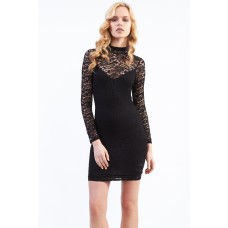Tfnc Rosalie Black Bodycon Dress