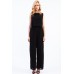 Lace & Beads Sharon Black Jumpsuit