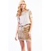 Tfnc Mckenzie Two-tone Sequin Top