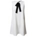 Tfnc Milia White Bow Dress