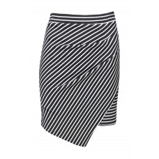 Tfnc Jella Stripe Mini Skirt