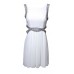 Tfnc Malaga White Embellished Cut Out Dress