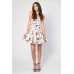 Tfnc Geri Pink Floral Bandeau Dress