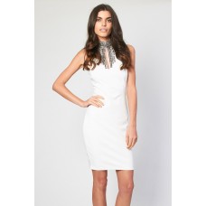 Tfnc Amelie White Midi Dress