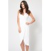 Tfnc Deborah White Midi Dress