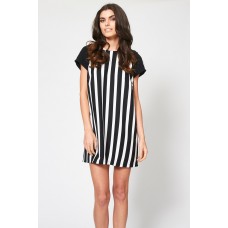 Tfnc Nika Stripe Shift Dress