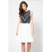 Lace & Beads Bollywood Navy Dress