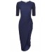 Walg Knot Tie Navy Dress