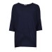 Walg Sky Oversized Cross Front Navy Top Walg Sky Oversized Cross Front Navy Top