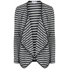 Walg Monochrome Waterfall Cardigan