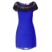 Lace & Beads Maralyn Blue Embellished Dress