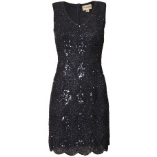 Lace & Beads Abria Navy Embellished Dress
