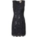 Lace & Beads Abria Navy Embellished Dress