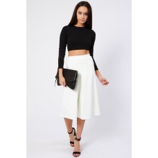 Tfnc Jupe White Culottes Shorts