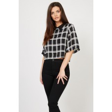 Tfnc Marel Black Crop Top