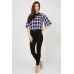 Tfnc Marel Navy Crop Top