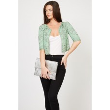 Lace & Beads Teardrop Green Jacket