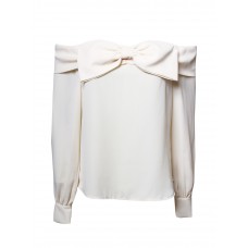 Tfnc Abigail Nude Bow Blouse