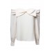 Tfnc Abigail Nude Bow Blouse