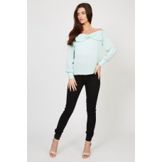 Tfnc Abigail Mint Bow Blouse