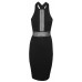 Tfnc Jeda Black Midi Dress