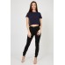 Tfnc Reda Navy Crop Top