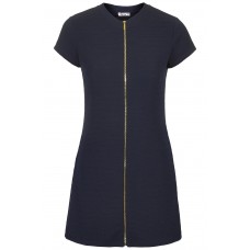 Walg Zip Front Shift Dress