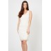 Lace & Beads Soft Cream Embellished Dress