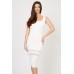 Tfnc Twiny White Midi Dress