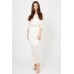 Tfnc Bari Cream Midi Skirt