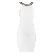 Tfnc Riccocone White Embellished Dress