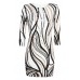 Tfnc Paris Print White Sequin Dress
