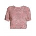 Lace & Beads Beatle Rose Top