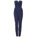 Tfnc Thalia Navy Jumpsuit
